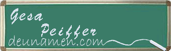 Gesa Peiffer Visitenkarte